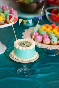 I love these mini 4" layer cakes.  They make the day extra special for the birthday boy or girl!